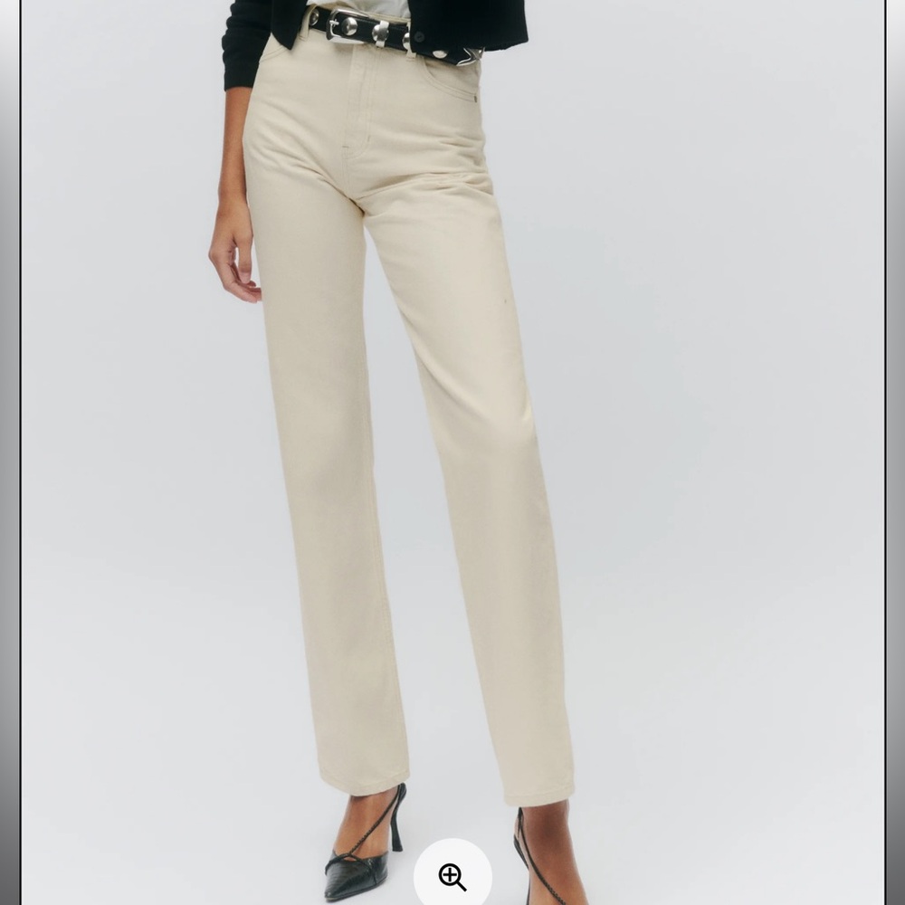 Reformation Abby High Rise Straight Jean